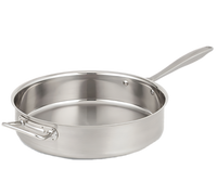 Vollrath Intrigue 9.5 Qt Stainless Steel Sauté Pan, 14 1/16-Inch, Induction Ready