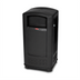 Thumbnail image #1 for Rubbermaid Commercial Plaza Jr. 35-Gallon Black Rectangular Bathroom Trash Can