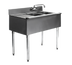 Thumbnail image #1 for Eagle Group 1800 Series 36-Inch 304 Stainless Steel Two-Compartment Underbar Sink Unit with Left Drainboard