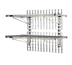 Thumbnail image #1 for WalStor WAL-2-1848 Modular Wall Shelf Kit — Double 48