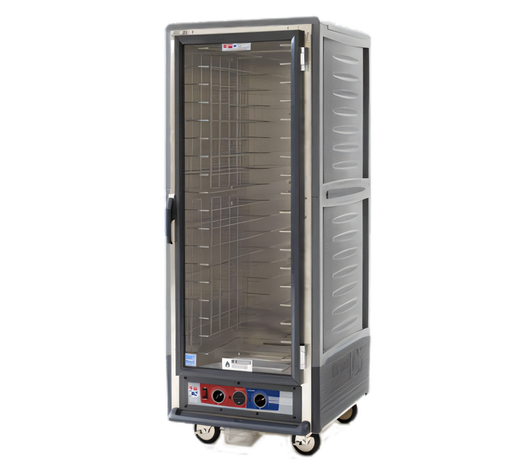 Product image #1 for Metro C5 3 Series Full-Height Moisture Heated Holding and Proofing Cabinet with Gray Insulation Armour and Clear Polycarbonate Door