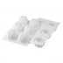 Thumbnail image #1 for Silikomart CurveFlex Bloom Silicone Pastry & Baking Mold, 6 Cavities, White