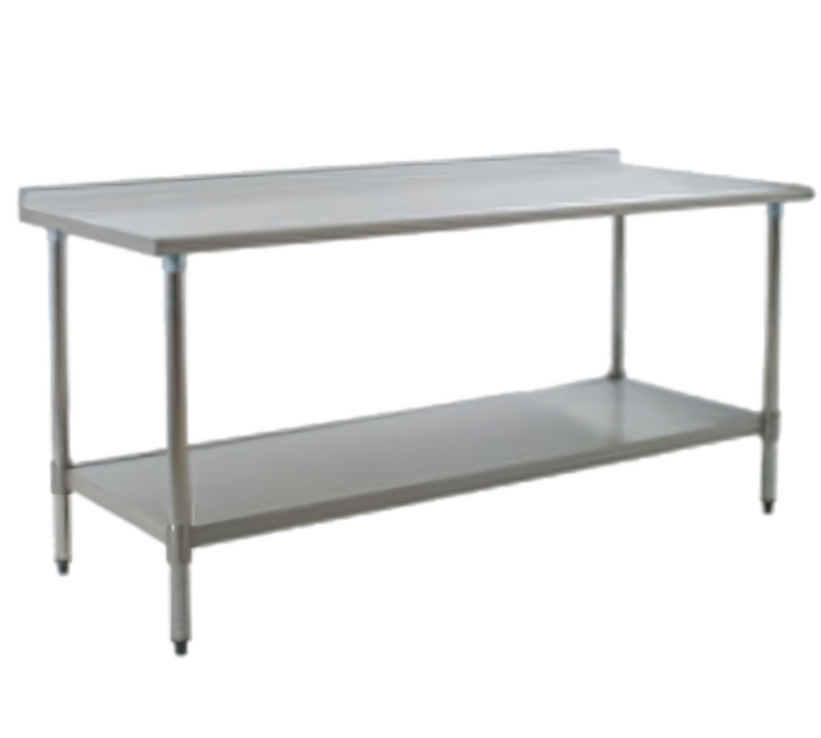 Product image #1 for Eagle Spec-Master Stainless Steel Work Table with Rear Up-Turn and Adjustable Undershelf, 30 x 24 Inches
