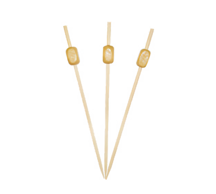 Product image #1 for Beige Rectangle Ball Picks, 25 Per Pack, Case of 100 Packs