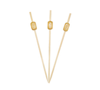 Beige Rectangle Ball Picks, 25 Per Pack, Case of 100 Packs