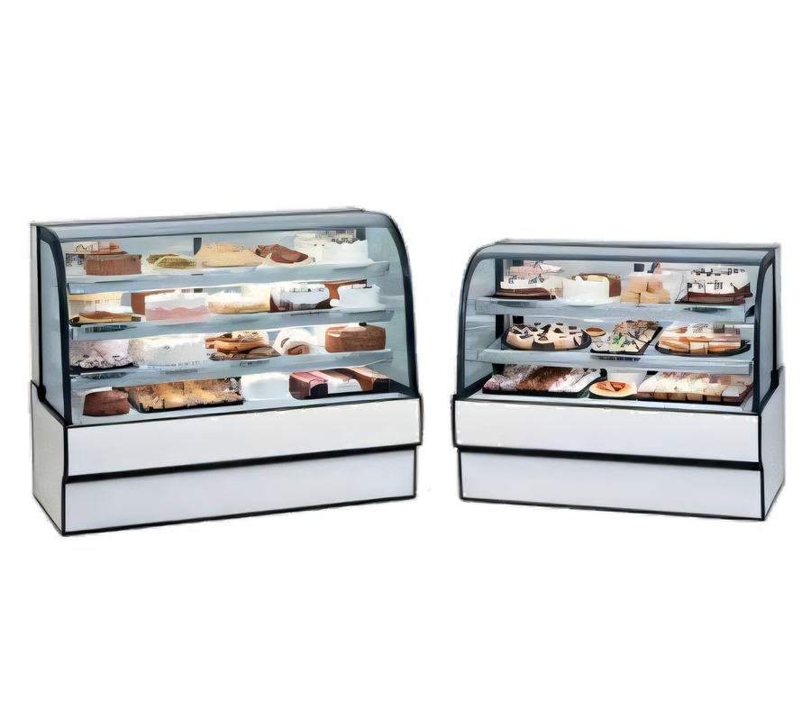 Product image #1 for Federal Industries Curved Glass Refrigerated Bakery Display Case, 36.13 x 35.3 x 42 Inches, Self-Contained R290