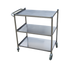 Thumbnail image #1 for Turbo Air Economy 18 x 28 Inch 3-Shelf Stainless Steel Utility Bus Cart