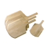 Thumbnail image #1 for American Metalcraft 12 x 13 Inch Wood Pizza Peel with 22 Inch Overall Length