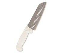 Crestware 7-Inch Santoku Granton Knife with Polypropylene Handle