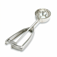 Vollrath #20 Round Bowl Stainless Steel Universal Squeeze Handle Disher, 1-1/2 oz.