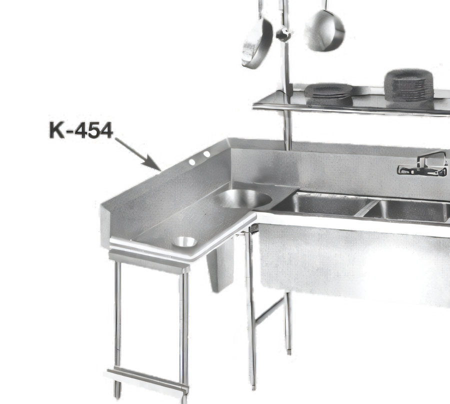 Product image #1 for Advance Tabco 12-Inch Integral Welded Side Splash for NSF Sinks and Dish Tables