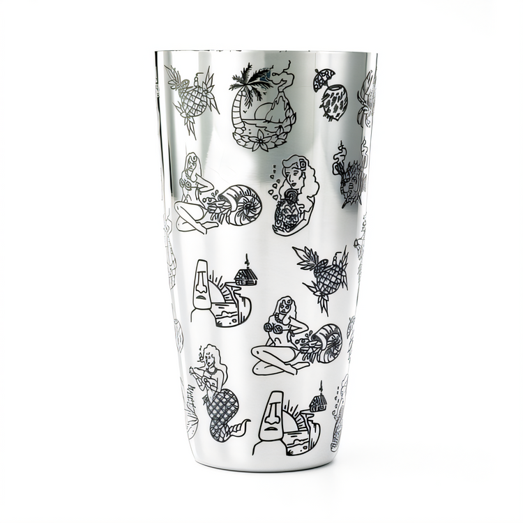 Product image #1 for Barfly 28 oz Tiki Cocktail Shaker Tin, 18/8 Stainless Steel
