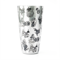 Barfly 28 oz Tiki Cocktail Shaker Tin, 18/8 Stainless Steel