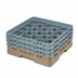 Thumbnail image #2 for Cambro Camrack Full-Size 20-Compartment Glass Rack with 3 Extenders, Beige