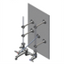 Thumbnail image #1 for T&S Brass Ceiling Supply Service Sink Faucet with 8-Inch Centers, Lever Handles and Vacuum Breaker