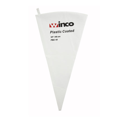 Product image #1 for Winco 18 Inch Cotton Pastry Bag with Polyurethane-Coated Interior