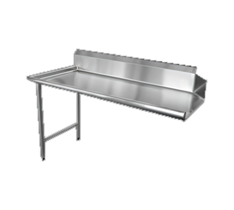 Product image #1 for Omcan 36-Inch Left-Side Clean Dish Table, 18-Gauge 304 Stainless Steel