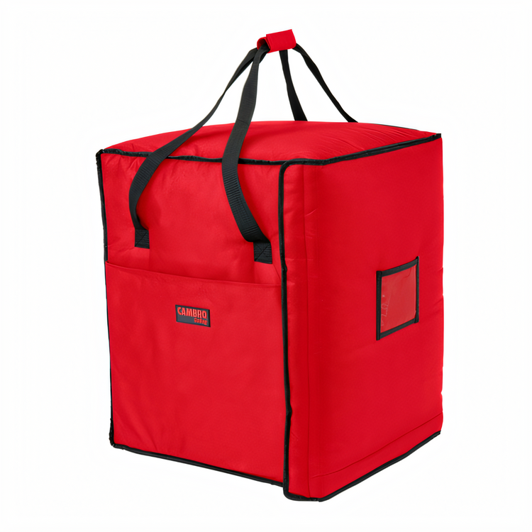 Product image #1 for Cambro GoBag Premium Insulated Pizza Delivery Bag, Red, 19 x 19 x 23 Inches