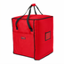 Thumbnail image #1 for Cambro GoBag Premium Insulated Pizza Delivery Bag, Red, 19 x 19 x 23 Inches