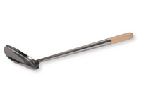 Crestware 5-Inch Solid Wok Turner with Wood Handle
