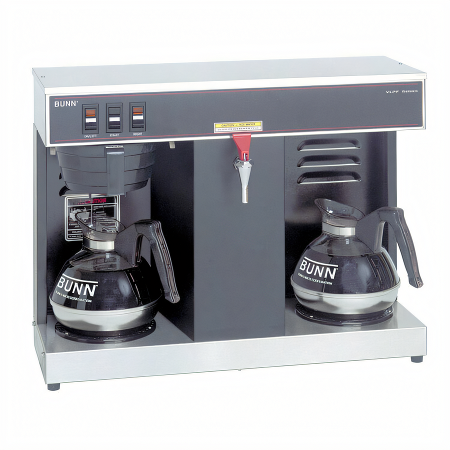 Product image #1 for BUNN Single Automatic Fill Commercial Coffee Brewer with 2 Warmers and Hot Water Faucet