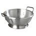 Thumbnail image #1 for Standard Weight 8 Qt Aluminum Colander with Footed Base, 12-Inch Dia. x 5-Inch Deep