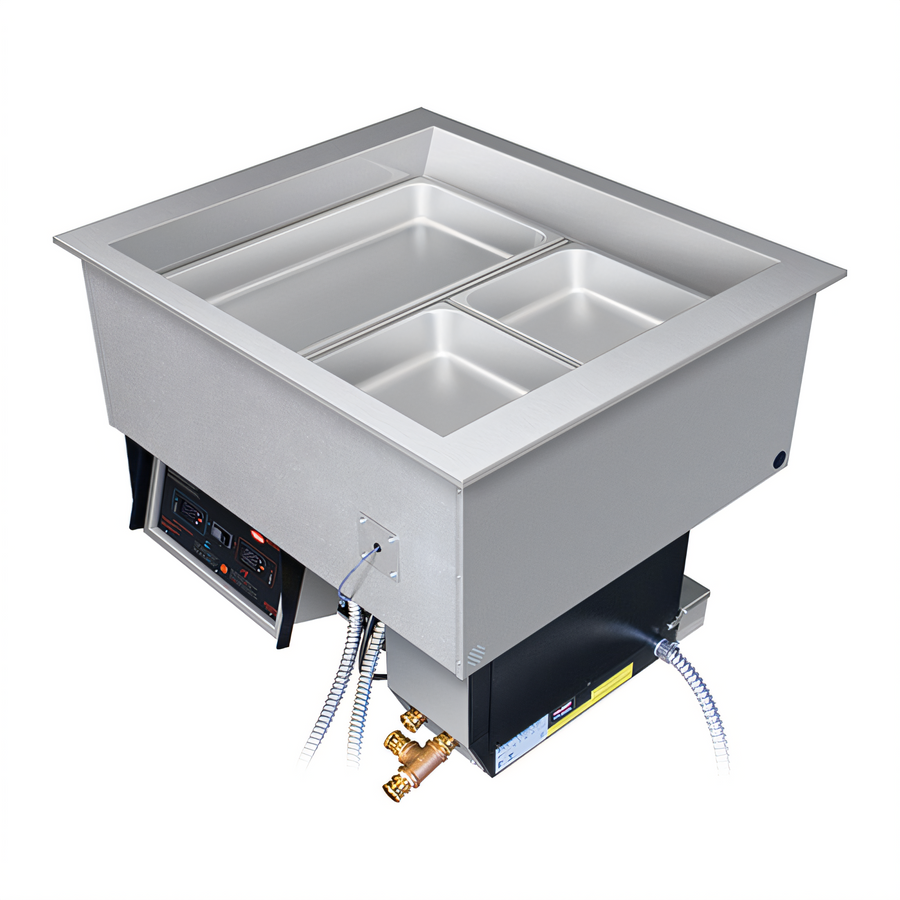 Product image #1 for Hatco HCWBIX-5DA Drop-In Mechanically Cooled Hot/Cold Food Well, 5 Full-Size Pan Capacity