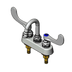 Thumbnail image #1 for T&S Brass Deck-Mount Workboard/Bar Sink Faucet with 4-Inch Centers and 2 15/16-Inch Swivel Gooseneck