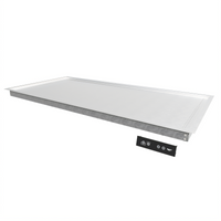 Vollrath Recessed Drop-In Heated Warming Shelf, 56 Inch, Dual Zone, Digital Thermostatic, Stainless Steel, 120V