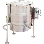 Thumbnail image #1 for Crown ELT-60 60 Gallon Electric Tilting Steam Kettle with Tri-Leg Base