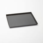 Thumbnail image #1 for American Metalcraft HCSS1411 Sicilian-Style Rectangular Hard Coat Anodized Aluminum Pizza Pan, 14 x 10 x 1 Inch Case of 12