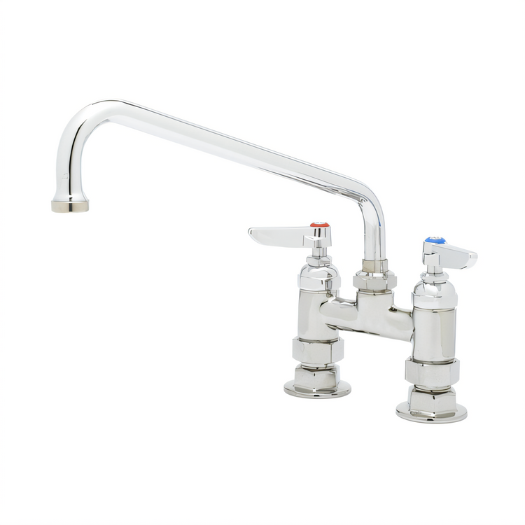 Product image #1 for T&S Brass B-0226 Deck Mount Mixing Faucet with 10-Inch Swing Nozzle