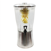 TableCraft Silhouette 3-1/2 Gallon Beverage Dispenser with Infuser