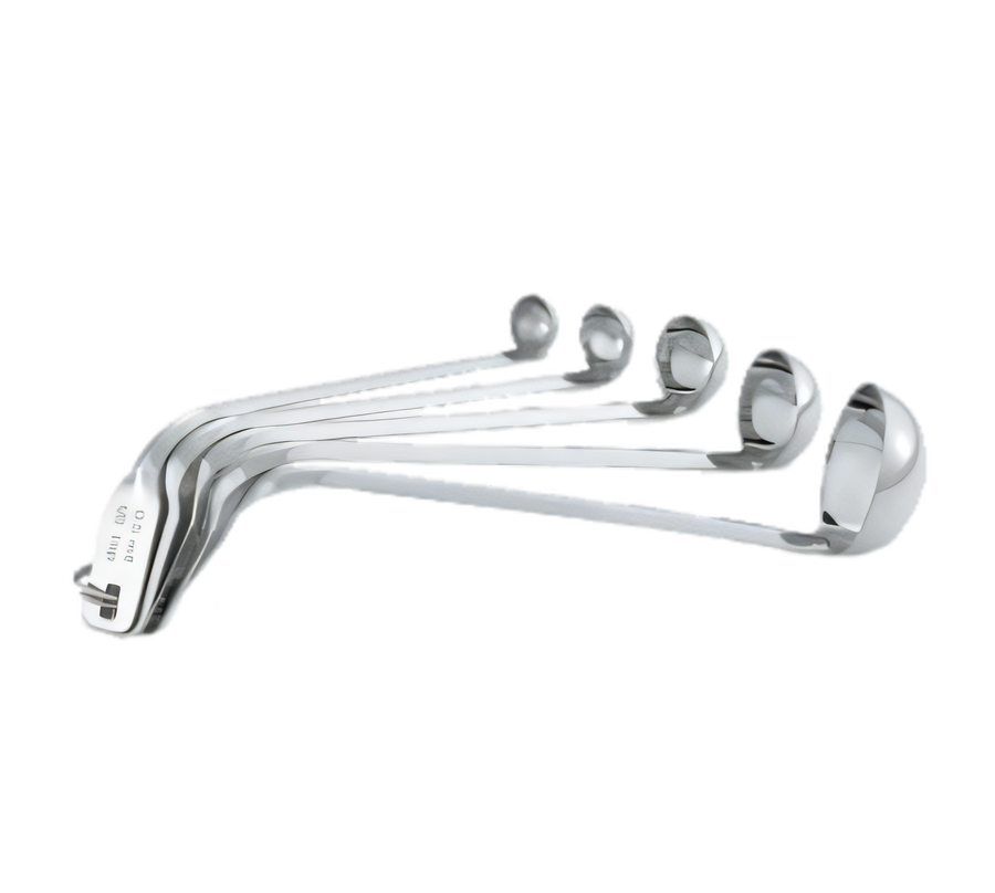 Product image #1 for Vollrath Stainless Steel 5-Piece Measuring Spoon Set with Short Handles