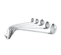 Vollrath Stainless Steel 5-Piece Measuring Spoon Set with Short Handles