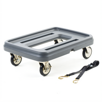 Metro Mightylite Heavy-Duty Food Carrier Dolly with Strap, 350 lb Capacity
