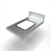 Thumbnail image #1 for BK Resources 18-Gauge Stainless Steel Underbar Trash Chute