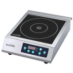 Thumbnail image #1 for Eurodib USA CI1800 Commercial Countertop Single-Burner Induction Cooktop, 1.8 kW, 120V, Vitroceramic Surface