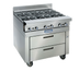 Thumbnail image #1 for Imperial Spec Series Sizzle 'N Chill 36-Inch Remote Refrigerated Chef Base with 2 Drawers and Stainless Steel Top