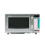 Thumbnail image #1 for Sharp Express Defrost R-21LTF Medium-Duty Countertop Commercial Microwave Oven, 1.0 Cu. Ft., 1000W, Programmable Touch Controls, Stainless Steel