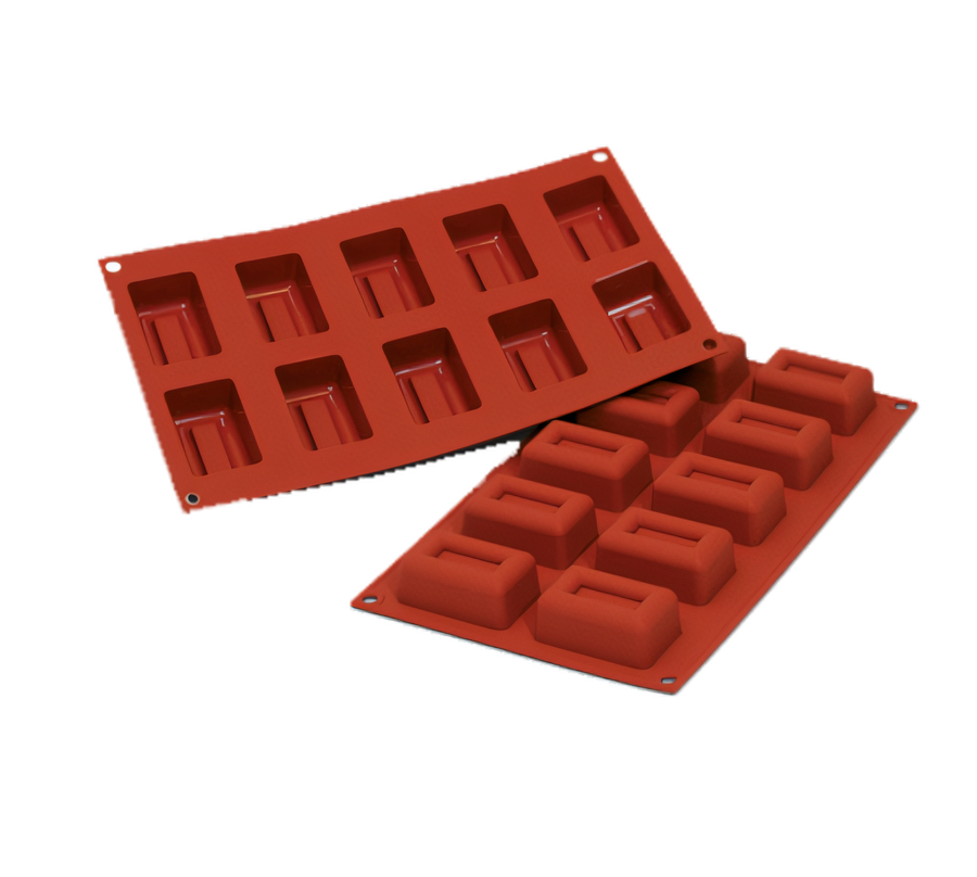 Product image #1 for Silikomart Lingotto 8-Section Silicone Baking Mold