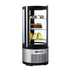 Thumbnail image #1 for Omcan Countertop 3-Sided Refrigerated Cake Display Case with 3 Glass Shelves, 3.53 Cu. Ft.