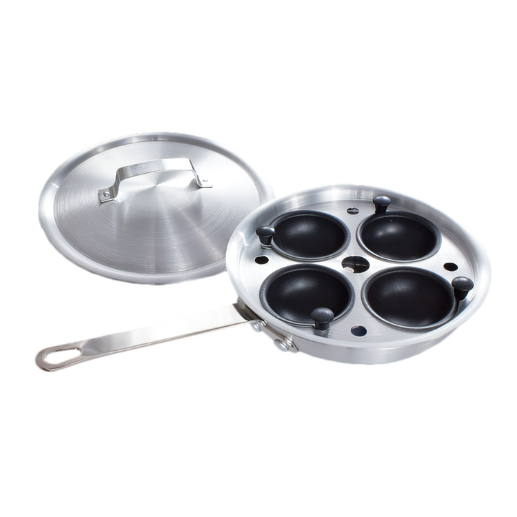 Product image #1 for 4-Cup Egg Poacher Complete Set with 8-1/2 Inch Fry Pan and Dome Cover