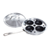 Thumbnail image #1 for 4-Cup Egg Poacher Complete Set with 8-1/2 Inch Fry Pan and Dome Cover