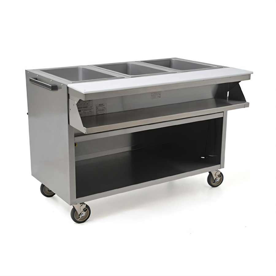Product image #1 for Spec-Master Electric Sealed Well Hot Food Table, 2-Well, 240V, Mobile