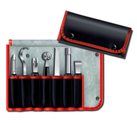 Victorinox 8-Piece Garnishing Kit with Black Polypropylene Handles