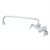 Thumbnail image #1 for T&S Brass Double Pantry Wall-Mount Mixing Faucet with 14-Inch Swing Nozzle