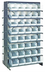 Thumbnail image #1 for Quantum Sloped Double-Sided Pick Rack with 80 Clear Bins, 36 x 36 x 63.5 Inches, 16-Shelf, 800 lb. Capacity