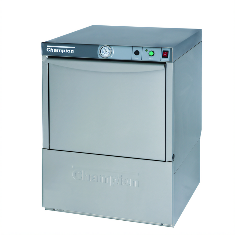 Product image #1 for Champion UL-130 Undercounter Low-Temperature Chemical Sanitizing Dishwasher, 20" x 20" Rack, 115V