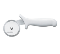 Mundial 2-3/4 Inch Pizza Cutter with Stainless Steel Wheel and White Polypropylene Handle